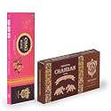 Diviniti OMG Rose Incense Sticks| Premium Chandan Dhoop| Incense Sticks & Dhoop with Natural Fragrance| Soothing & Long-Lasting Aroma for Daily Puja, Prayer, Meditation, Yoga, Relaxation (Combo of 2)