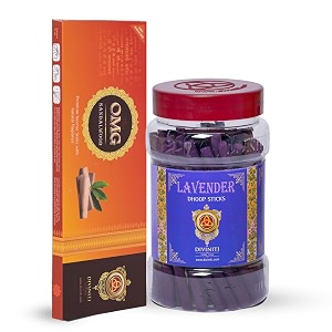 diviniti omg sandalwood incense sticks lavender dhoop sticks incense sticks amp dhoop with natural fragrance soothing amp long-lasting aroma for daily puja prayer meditation yoga combo of 2