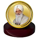 DIVINITI 24K Gold Plated Religious Car Dashboard Frame | Premium God Idol Frame for Car, Home Mandir &amp; Office Table | Spiritual Gift, Decorative Showpiece