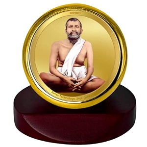 diviniti ramakrishna gold plated metallic car frame table decor mcf 1c classic radha kishan and 24k gold plated foil religious frame for pooja worship gifts items 55x 50 cm