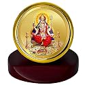DIVINITI 24K Gold Plated Religious Car Dashboard Frame | Premium God Idol Frame for Car, Home Mandir &amp; Office Table | Spiritual Gift, Decorative Showpiece