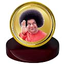 DIVINITI 24K Gold Plated Religious Car Dashboard Frame | Premium God Idol Frame for Car, Home Mandir &amp; Office Table | Spiritual Gift, Decorative Showpiece