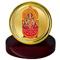 DIVINITI 24K Gold Plated Religious Car Dashboard Frame | Premium God Idol Frame for Car, Home Mandir &amp; Office Table | Spiritual Gift, Decorative Showpiece