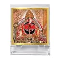 DIVINITI 24K Gold Plated Religious Car Dashboard Frame | Premium God Idol Frame for Car, Home Mandir &amp; Office Table | Spiritual Gift, Decorative Showpiece