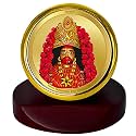 DIVINITI 24K Gold Plated Religious Car Dashboard Frame | Premium God Idol Frame for Car, Home Mandir &amp; Office Table | Spiritual Gift, Decorative Showpiece