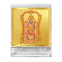 DIVINITI 24K Gold Plated Religious Car Dashboard Frame | Premium God Idol Frame for Car, Home Mandir &amp; Office Table | Spiritual Gift, Decorative Showpiece