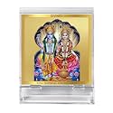 DIVINITI 24K Gold Plated Religious Car Dashboard Frame | Premium God Idol Frame for Car, Home Mandir &amp; Office Table | Spiritual Gift, Decorative Showpiece