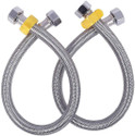 Divisha Geysor Connection Pipe - 18 inch / SS 304 Grade / Chrome Finish 15 mm Plumbing Pipe (Stainless Steel(SS))