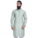 DIVISIVE Men39s Embroidered Cotton Silk Blend Only