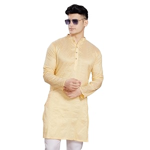 DIVISIVE Mens Jequard Embroidered Art Silk Slim
