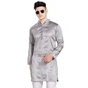 DIVISIVE Men39s Jequard Embroidered Art Silk Slim