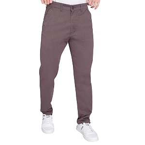 DIVISIVE Mens Regular Fit Cotton Chinos Trousers