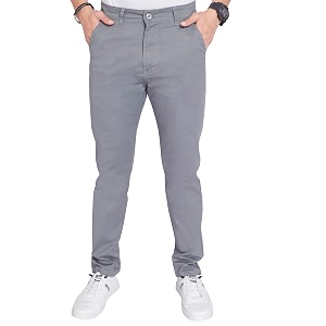 DIVISIVE Mens Regular Fit Cotton Chinos Trousers
