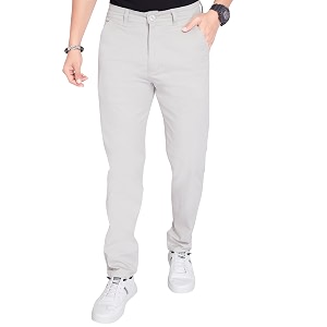 DIVISIVE Mens Regular Fit Cotton Chinos Trousers