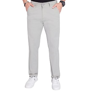 DIVISIVE Mens Regular Fit Cotton Chinos Trousers