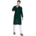 DIVISIVE Men39s Sequince Embroidered Cotton Blend Slim
