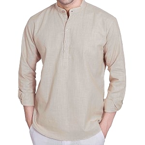 DIVISIVE Mens Slim Fit Full Sleeves Cotton