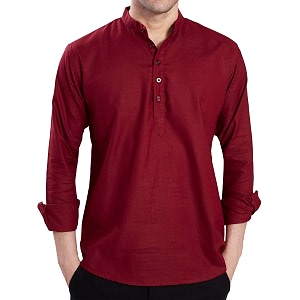 DIVISIVE Mens Slim Fit Full Sleeves Cotton