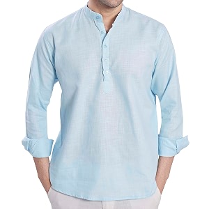 DIVISIVE Mens Slim Fit Full Sleeves Cotton
