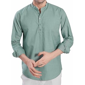 DIVISIVE Mens Slim Fit Full Sleeves Cotton