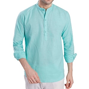 DIVISIVE Mens Slim Fit Full Sleeves Cotton