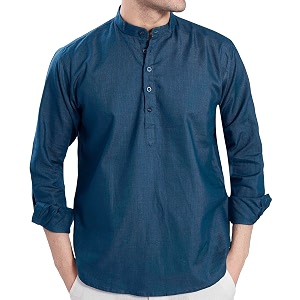 DIVISIVE Mens Slim Fit Full Sleeves Cotton