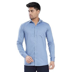 DIVISIVE Mens Solid Slim Fit Shirt