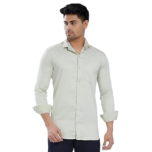 DIVISIVE Mens Solid Slim Fit Shirt