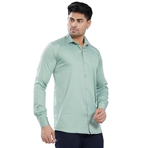 DIVISIVE Mens Solid Slim Fit Shirt