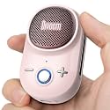 Divoom Itour-S Wearable Bluetooth Speaker, IP67 Clip-On, 10H Playtime, Pink
