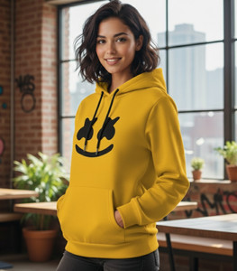 divra clothing women full sleeve graphic print hooded sweatshirt