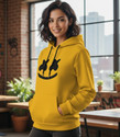 DivRa Clothing Women Full Sleeve Graphic Print Hooded Sweatshirt