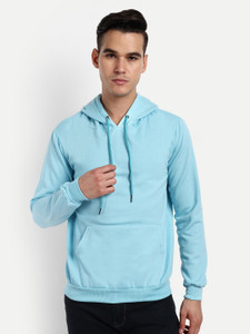 divra clothing full sleeve solid men sweatshirt