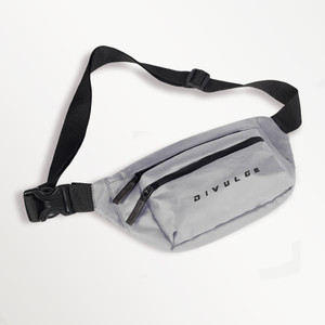 divulge contender running belt waist pouch bag waist pouch bag to carry mobile phone waist bag silver
