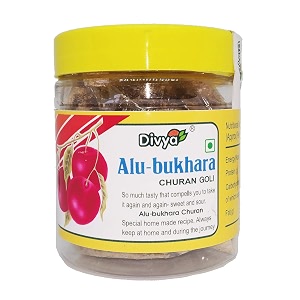 divya alu-bukhara churan goli 200 gm