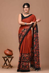 Divyam Printed Handloom Pure Cotton Saree