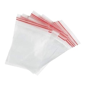 transparent plastic zip lock packing storage pouch bags 15x2 inch