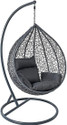 Divysa Outdoor Furniture Single Seater Swing Chair with Stand & Cushion Iron Hammock (Grey, DIY(Do-It-Yourself))