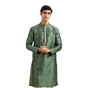 DIWAS BY MANYAVAR Mens Art Silk Thread