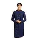 DIWAS BY MANYAVAR Men39s Viscose EmbroideredSequined Kurta