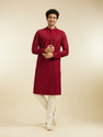 DIWAS by Manyavar Men Embroidered Straight Kurta