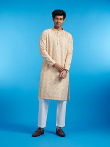 DIWAS by Manyavar Men Paisley Embroidered Embellished