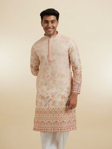 DIWAS by Manyavar Men Printed Straight Kurta