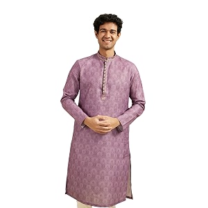 DIWAS BY MANYAVAR Mens Cotton Blend Printed