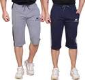 Diwazzo Striped Men Three Fourths