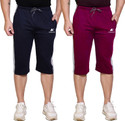 Diwazzo Striped Men Three Fourths