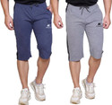 Diwazzo Striped Men Three Fourths