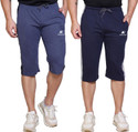 Diwazzo Striped Men Three Fourths
