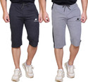 Diwazzo Striped Men Three Fourths