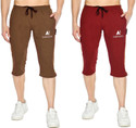 Diwazzo Striped Men Three Fourths